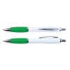 Moreton White Barrel Pen White Green